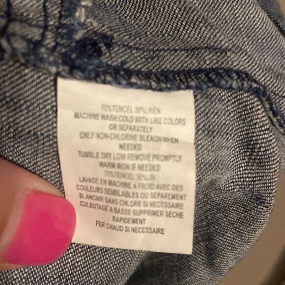 Trina Turk Shelby Chambray Dress size 4 - Picture 6 of 7